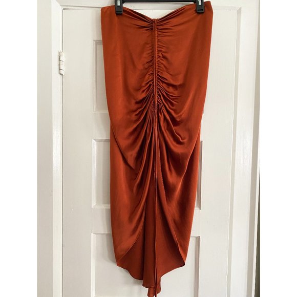 Dion Lee Gathered Front Satin Skirt, size 12AUS, size 8US - Picture 8 of 13